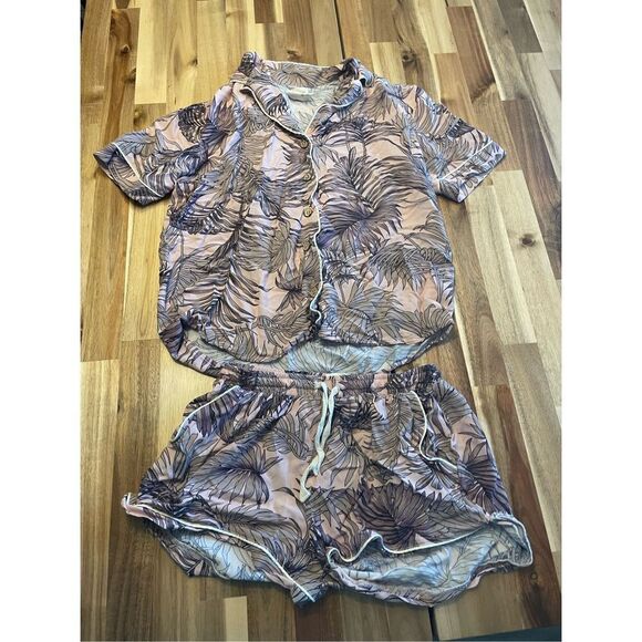 Maaji Short Sleeve Pajama Set in Pearly Slumber - Picture 2 of 4